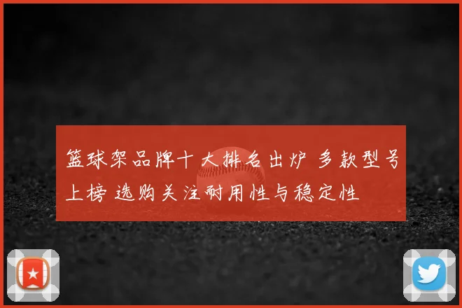 篮球架品牌十大排名出炉 多款型号上榜 选购关注耐用性与稳定性