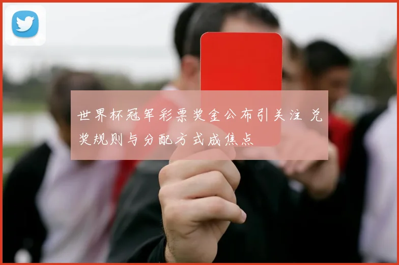 世界杯冠军彩票奖金公布引关注 兑奖规则与分配方式成焦点